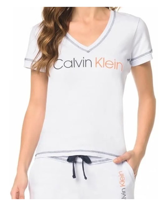 Camiseta Calvin Klein Original, Camiseta Feminina Calvin Klein Usado  92628315