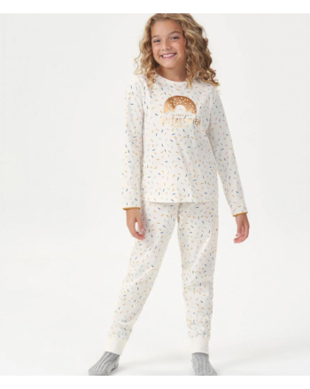 Pijama Calça Manga Longa Cor Com Amor