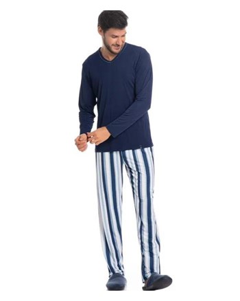 Pijama Calça Manga Longa Tombini Homem 2806d