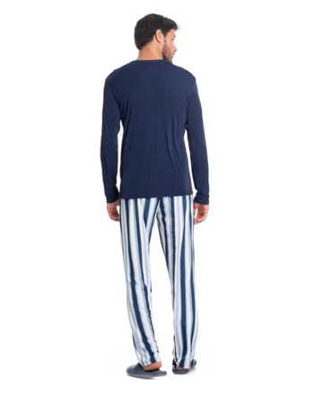 Pijama Calça Manga Longa Tombini Homem 2806d
