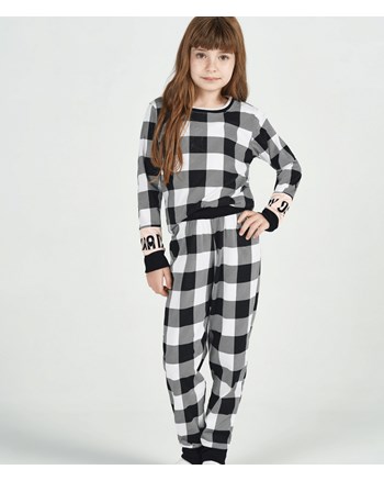 Pijama Infantil Feminino Calça Manga Longa Cor Com Amor