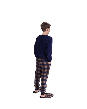 Pijama Infantil Masculino Calça Manga Longa Lua Lua